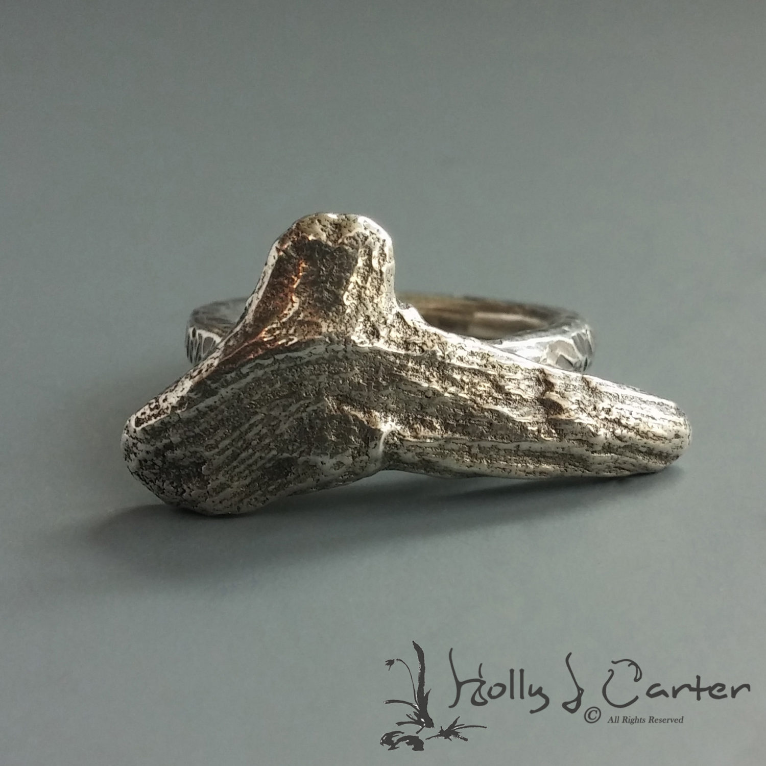 The Beachwood Sterling Silver Ring by Holly J Carter