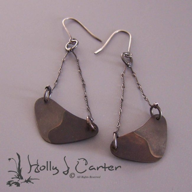 Maize Enameled Copper Necklace - Holly J Carter Fine Art Metals & Jewelry