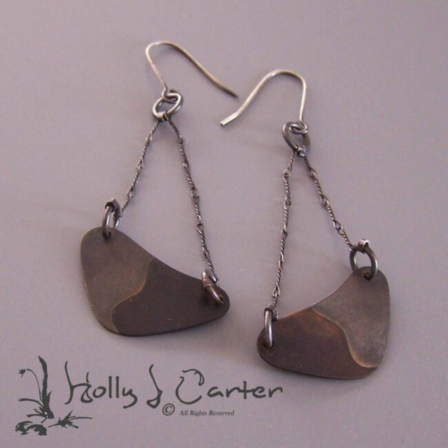 Boomerang Married Metals Earrings by Holly J Carter