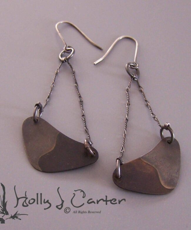 Boomerang Married Metals Earrings by Holly J Carter