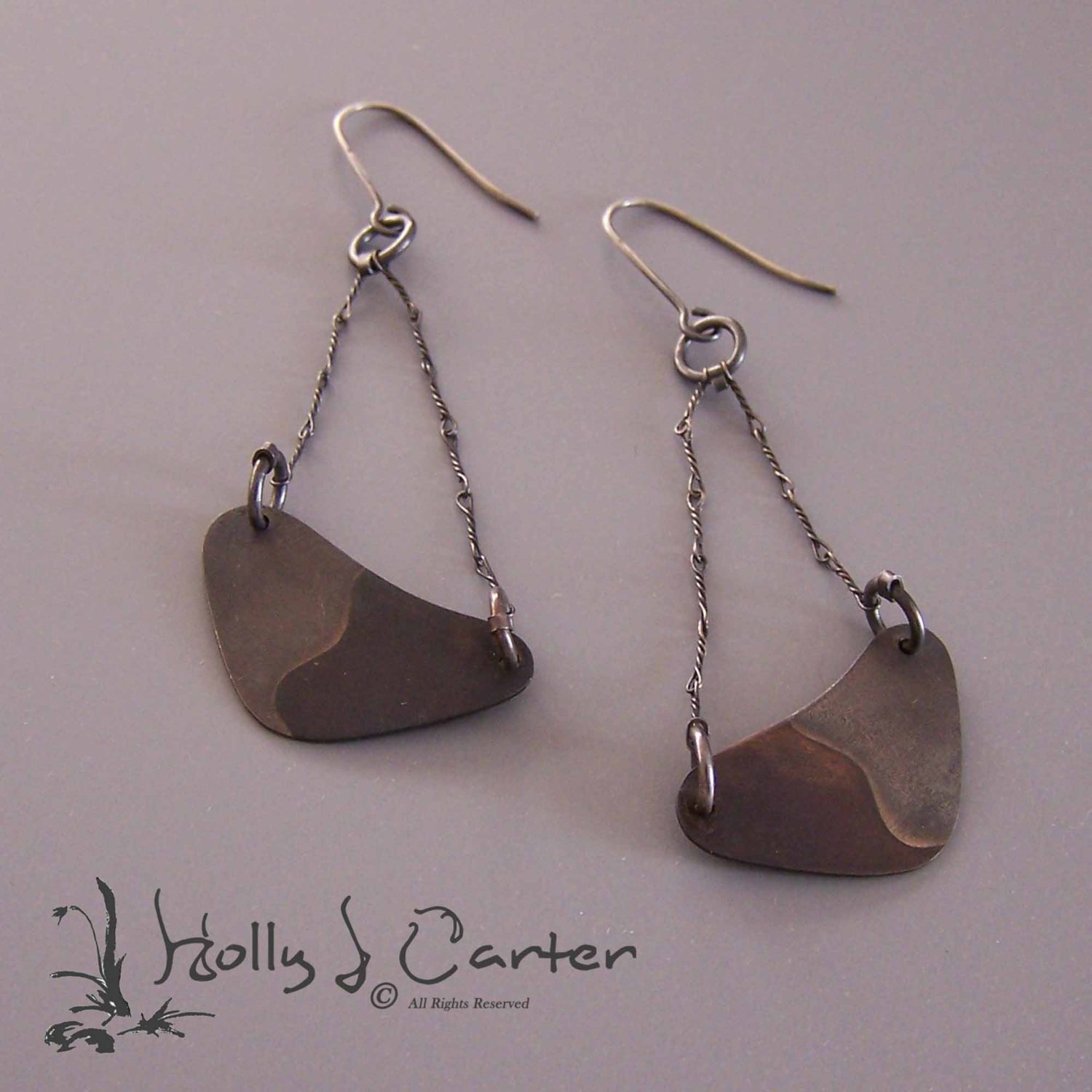 Boomerang Married Metals Earrings by Holly J Carter