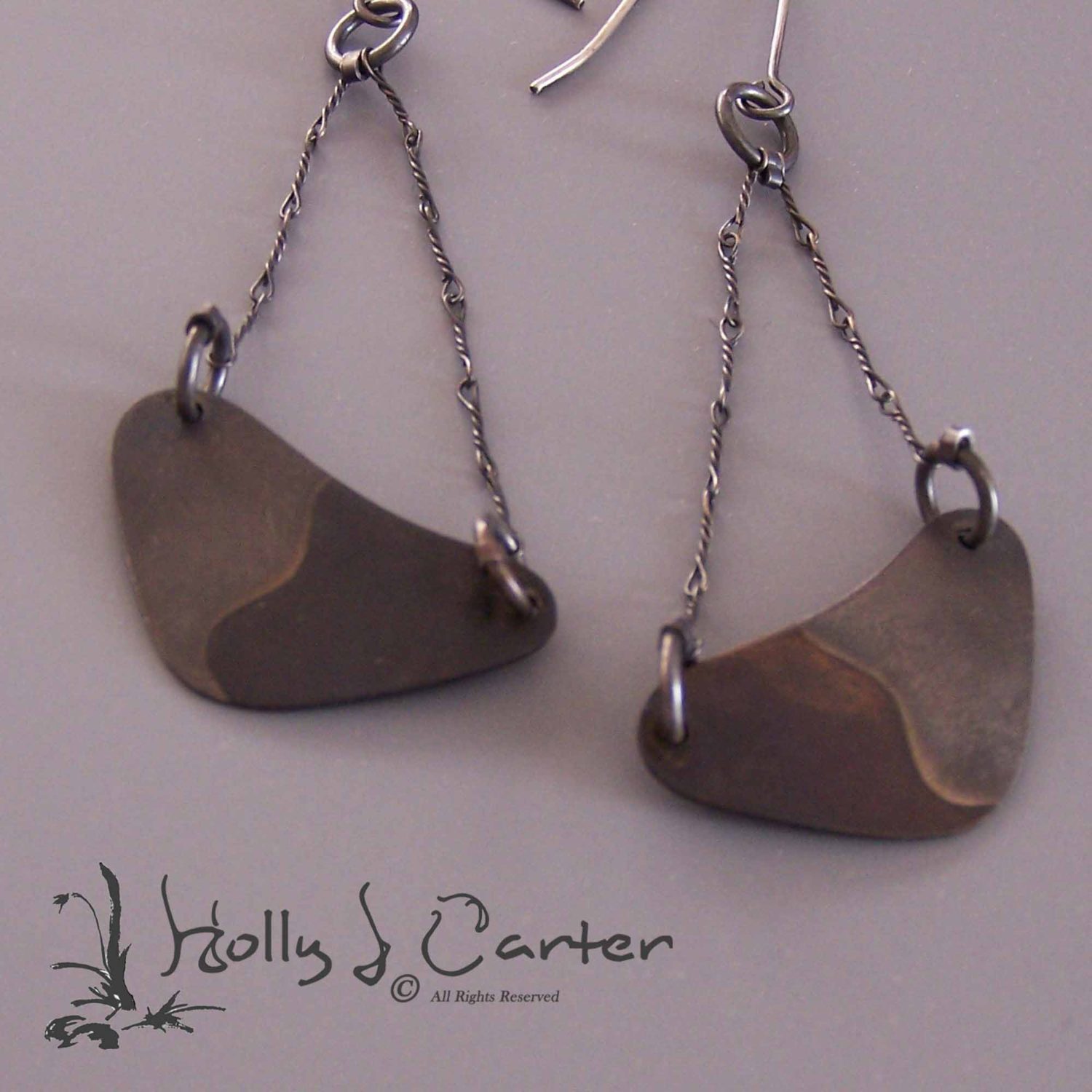 Boomerang Married Metals Earrings by Holly J Carter
