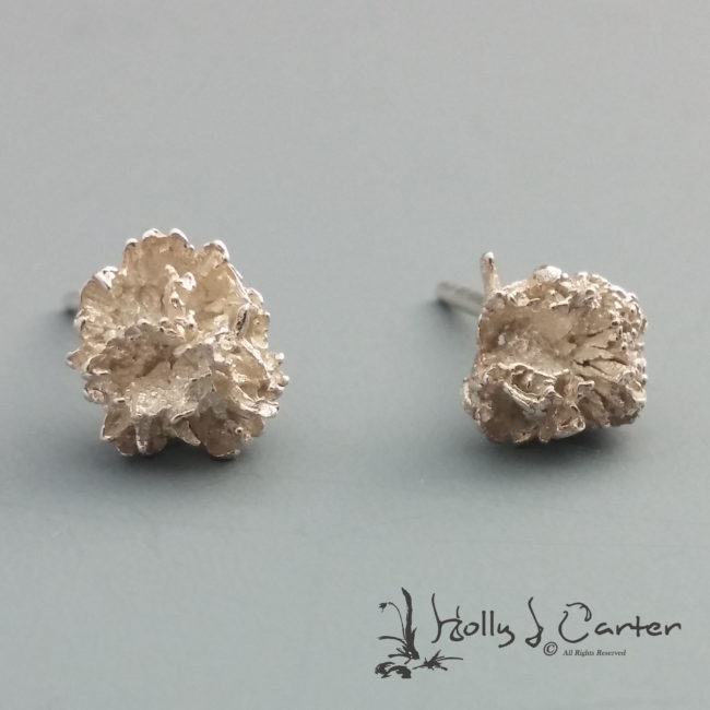 Thistle Bud Earrings by Holly J Carter