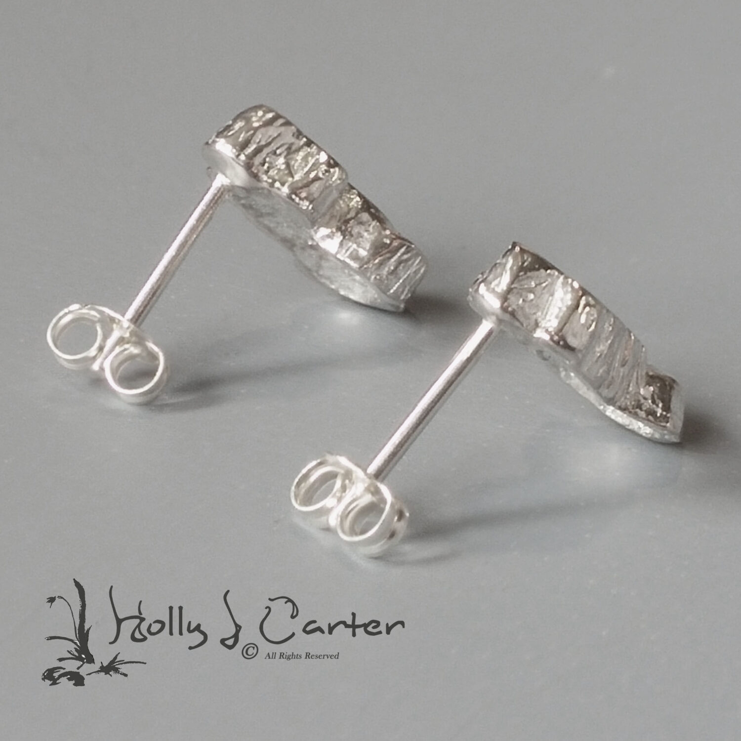 Seahorse Anti-Tarnish Sterling Silver Stud Earrings