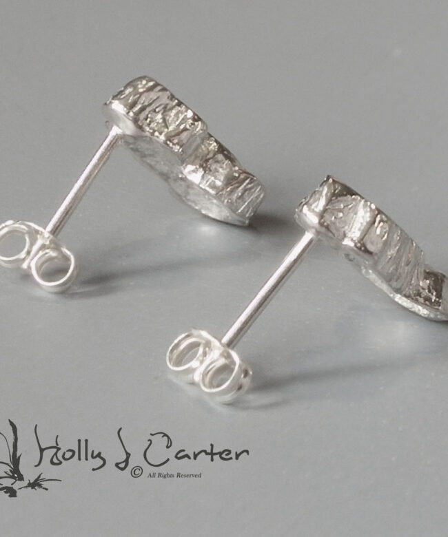 Seahorse Anti-Tarnish Sterling Silver Stud Earrings
